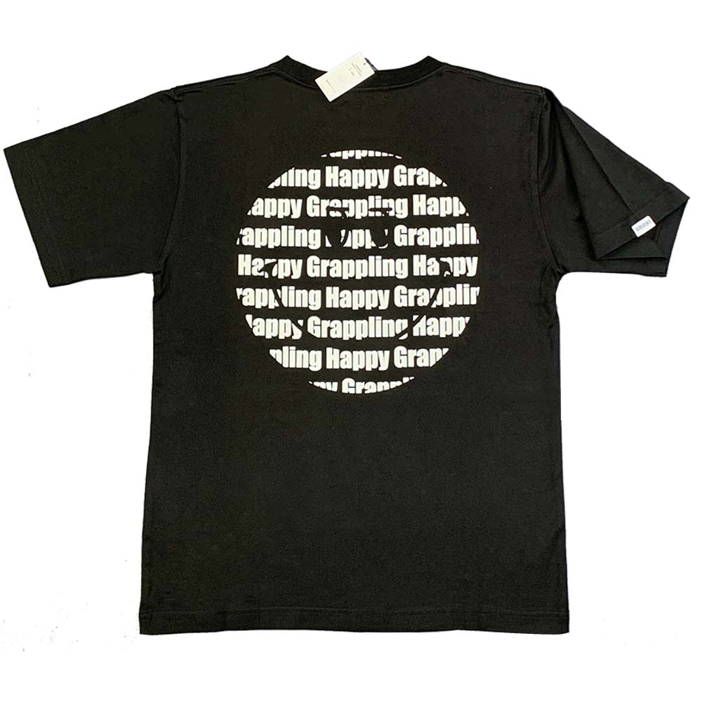 Defier オリジナルTシャツ Happy Grappling スマイリー背面イメージ